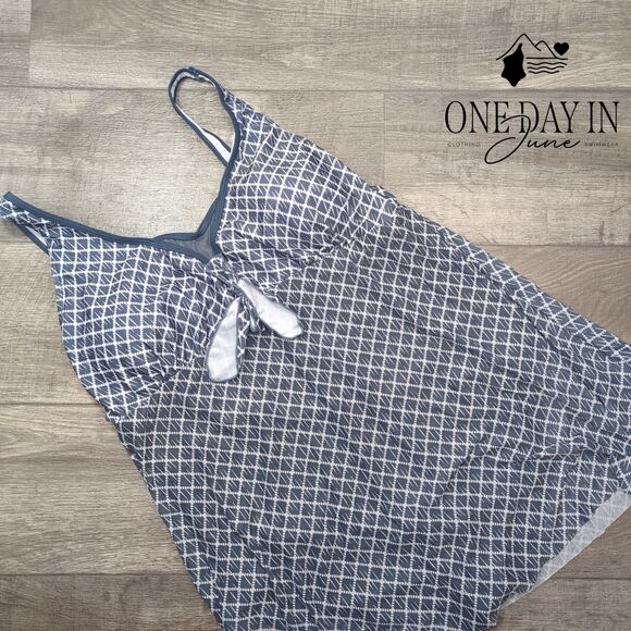 Zando Plus Size Swimdress One Piece One Piece Swimsuit Size 3XL - Picture 1 of 5